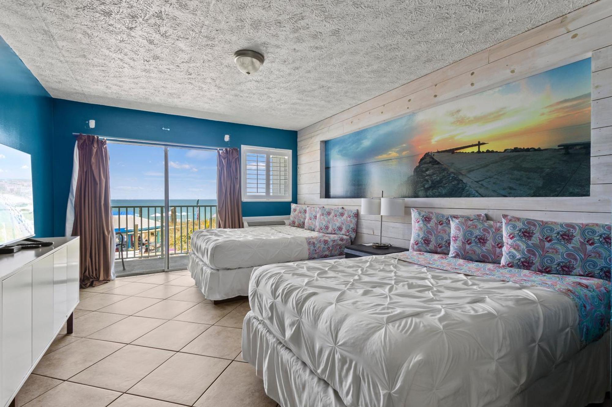 Oceanfront Inn Room #16- Ocean View Balcony 2 Full Beds Fort Pierce Esterno foto